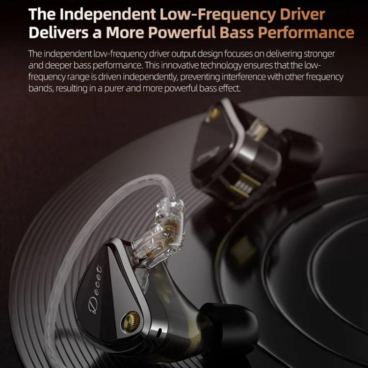 Auricolari cablati KZ Decet con 10 driver e microfono