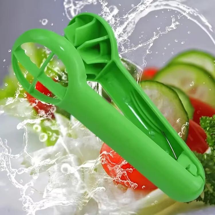 Tagliafrutta LsCook affetta fragole in plastica