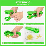 Tagliafrutta LsCook affetta fragole in plastica
