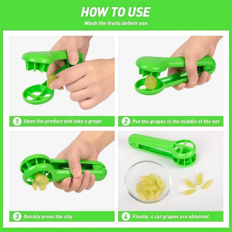 Tagliafrutta LsCook affetta fragole in plastica