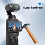 Set pellicola vetro temperato e protezione obiettivo DJI Pocket 4