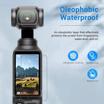 Set pellicola vetro temperato e protezione obiettivo DJI Pocket 4