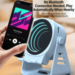 Altoparlante Bluetooth wireless con supporto per telefono