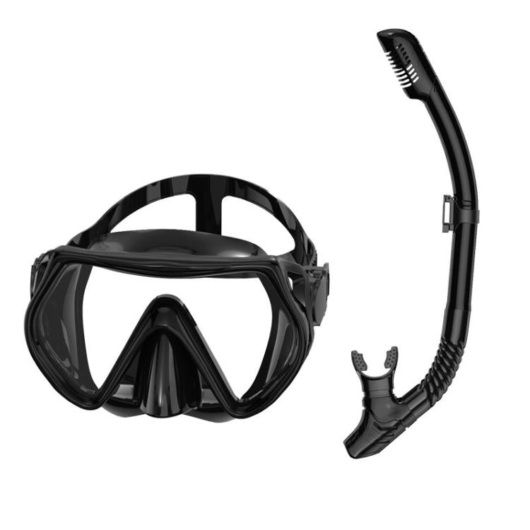 Maschera snorkeling panoramica 180° lente antiappannamento