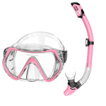 Maschera snorkeling panoramica 180° lente antiappannamento