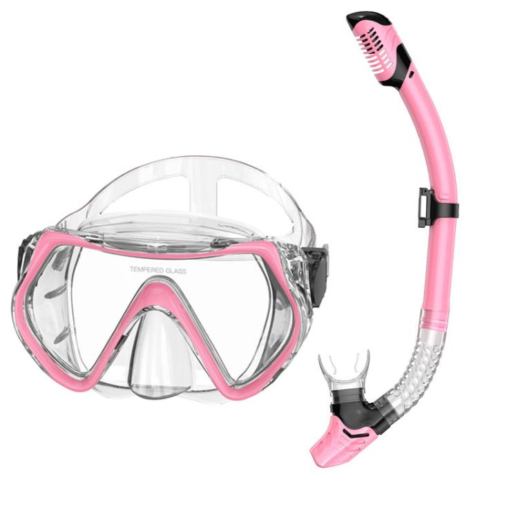 Maschera snorkeling panoramica 180° lente antiappannamento