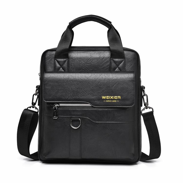 Borsa a tracolla verticale uomo in pelle PU WEIXIER