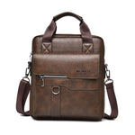 Borsa a tracolla verticale uomo in pelle PU WEIXIER