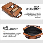 Borsa a tracolla verticale uomo in pelle PU WEIXIER