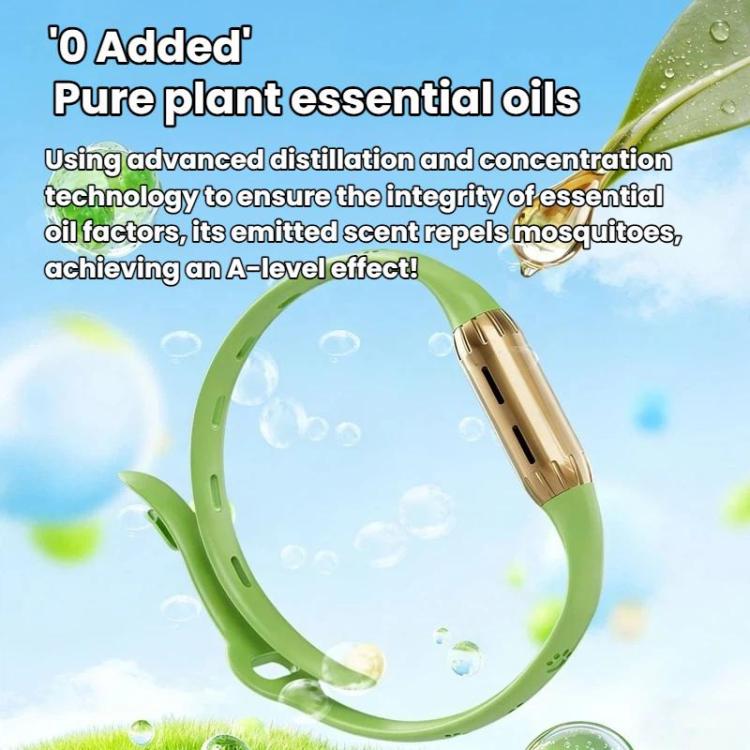 Braccialetto repellente zanzare con oli essenziali 10cm