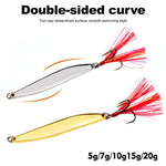 Set esche artificiali PROBEROS 9 pezzi cucchiaini pesca