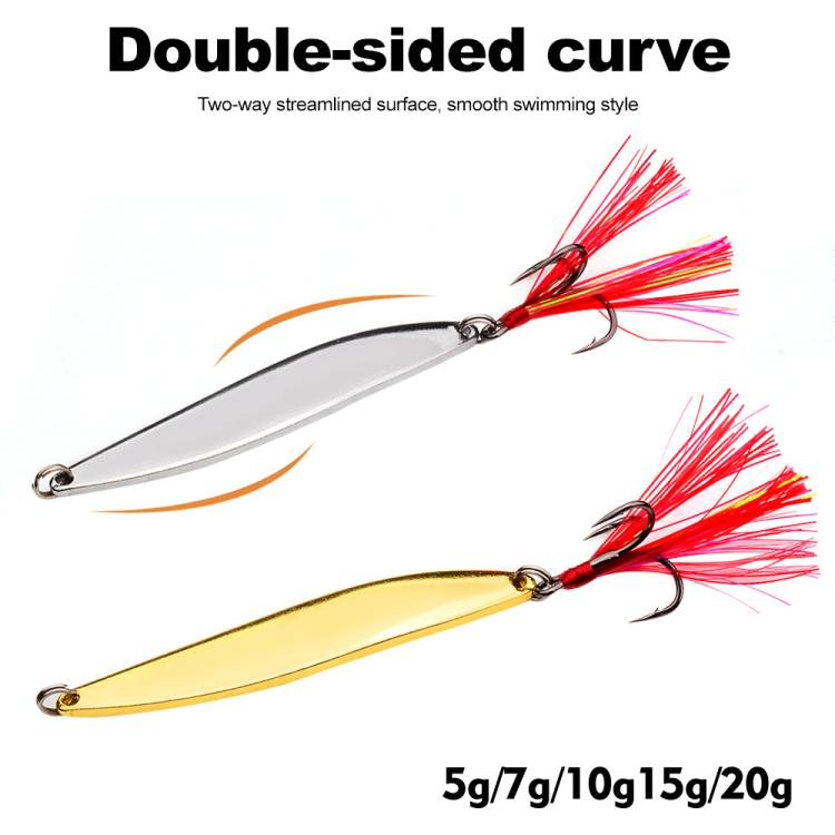 Set esche artificiali PROBEROS 9 pezzi cucchiaini pesca