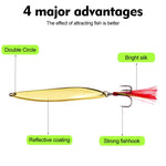 Set esche artificiali PROBEROS 9 pezzi cucchiaini pesca
