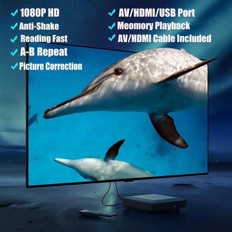 Lettore DVD domestico con USB, HDMI e uscita RCA - immagine 6