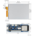 Display e-paper a colori 13,3 pollici Waveshare ESP32-S3 - immagine 7