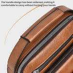 Borsa a tracolla verticale uomo in pelle PU 25x21x8 cm