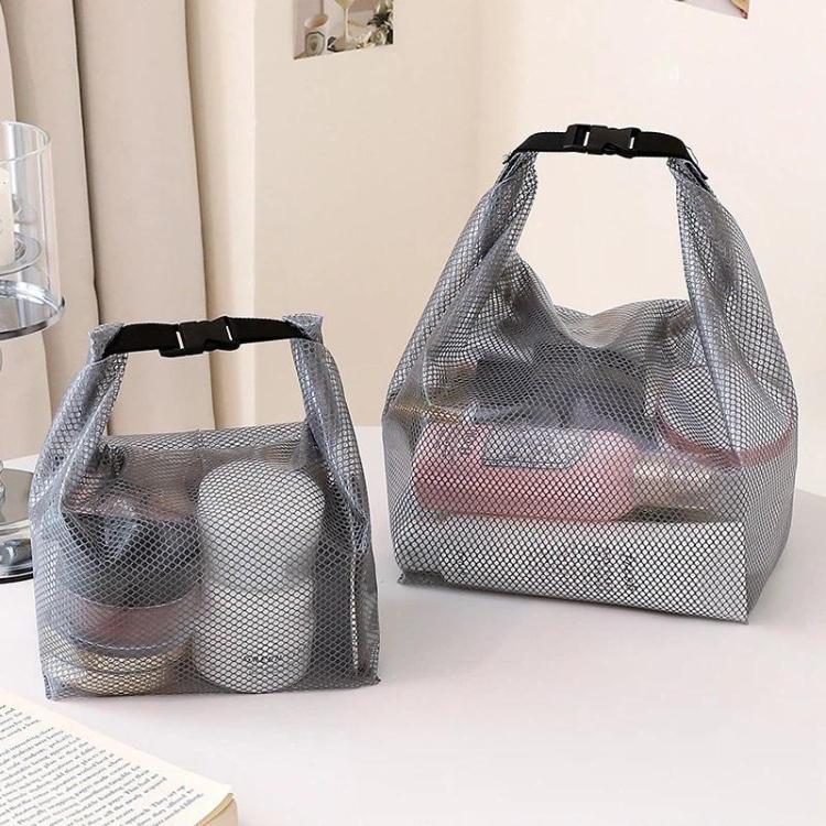 Borsa da toilette impermeabile in rete EVA trasparente