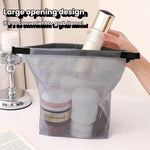 Borsa da toilette impermeabile in rete EVA trasparente