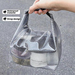Borsa da toilette impermeabile in rete EVA trasparente