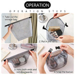 Borsa da toilette impermeabile in rete EVA trasparente