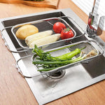 Colino espandibile in acciaio inox 304 per lavello