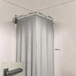 Tenda da doccia pieghevole impermeabile per bagno