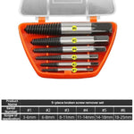 Set attrezzi estrazione viti rotte 6 pezzi