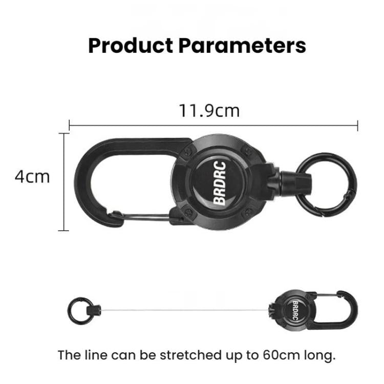 Moschettone telescopico per action camera DJI Osmo Pocket 4