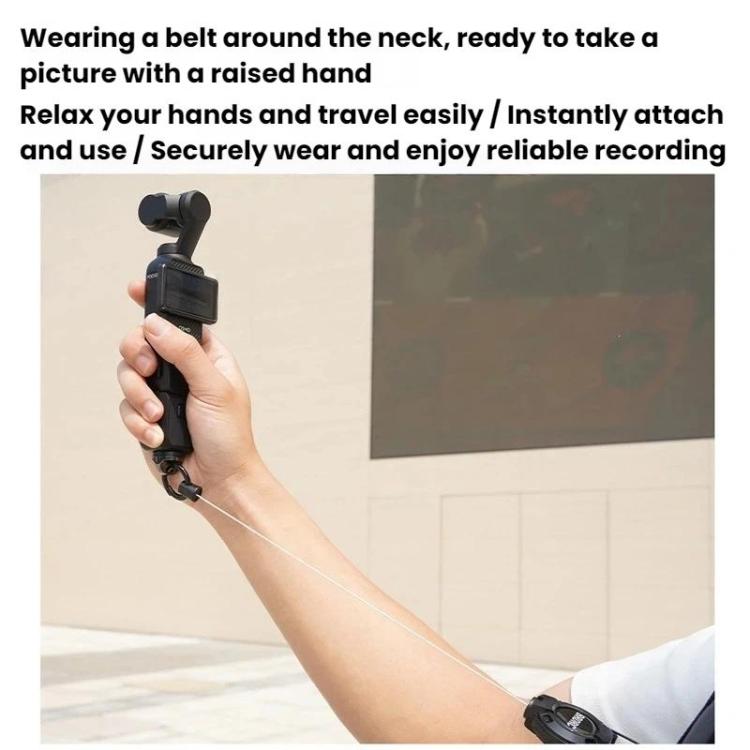 Moschettone telescopico per action camera DJI Osmo Pocket 4