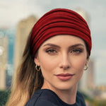 Fascia elastica incrociata extra larga per capelli donna