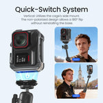 Gabbia in metallo per Insta360 Ace Pro 2 con attacco slitta