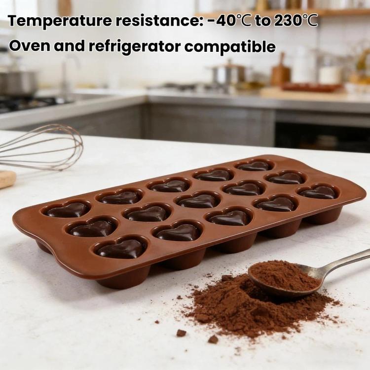 Stampo cuore in silicone alimentare per cioccolato