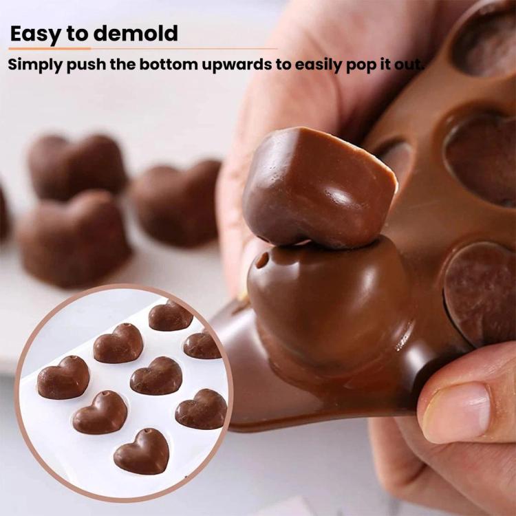 Stampo cuore in silicone alimentare per cioccolato