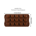 Stampo cuore in silicone alimentare per cioccolato