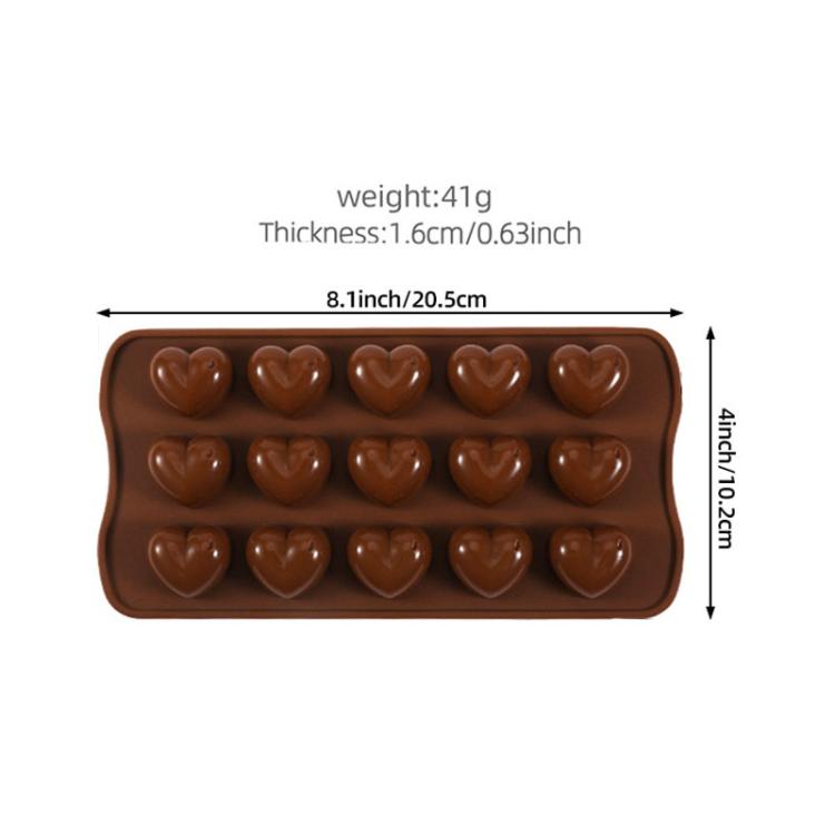 Stampo cuore in silicone alimentare per cioccolato