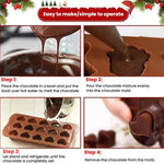 Stampo cuore in silicone alimentare per cioccolato