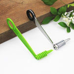 Set 2 affetta-cetrioli a spirale LsCook in acciaio e plastica