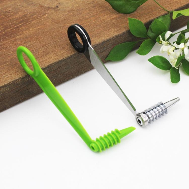 Set 2 affetta-cetrioli a spirale LsCook in acciaio e plastica