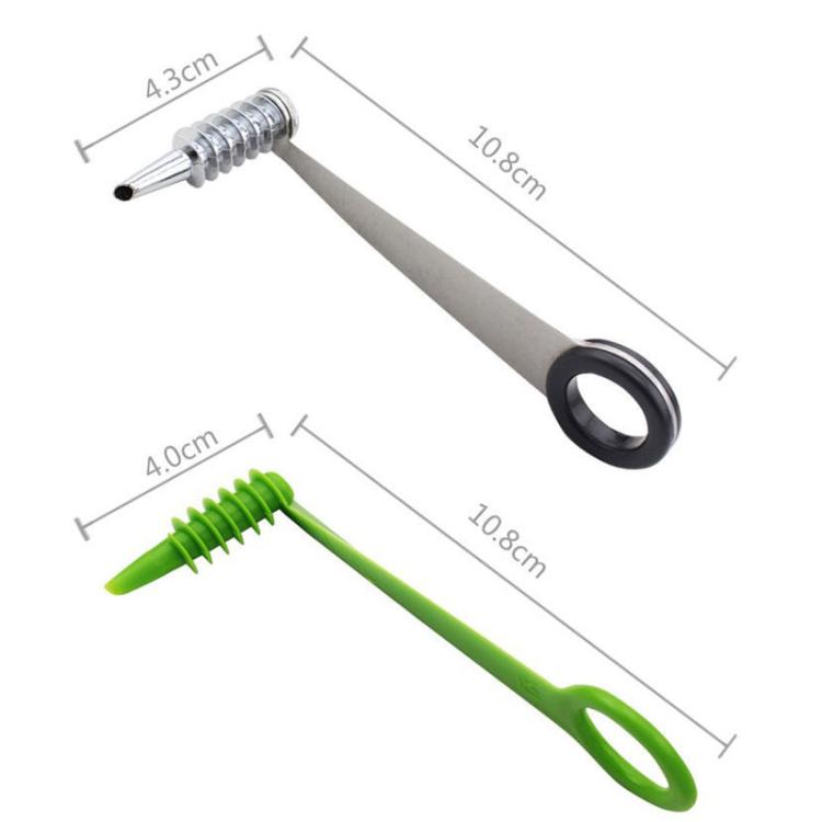 Set 2 affetta-cetrioli a spirale LsCook in acciaio e plastica