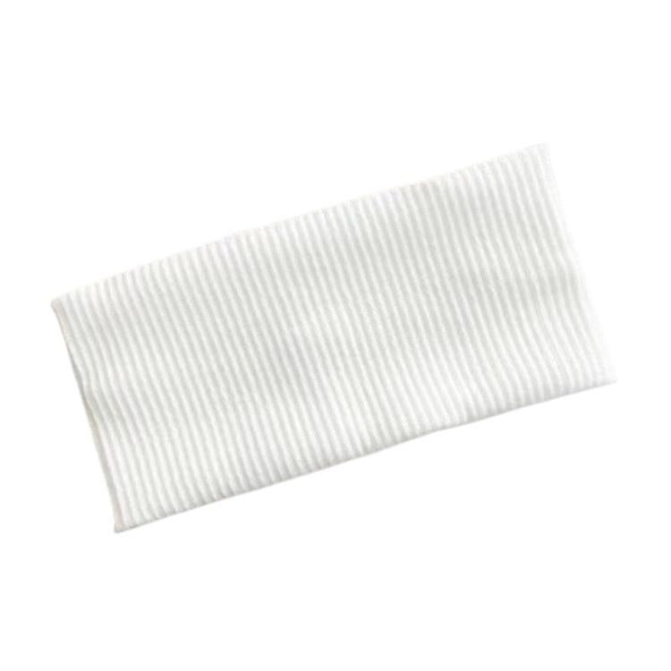 Fascia sportiva a righe in maglia 18,5x8 cm con bordo largo