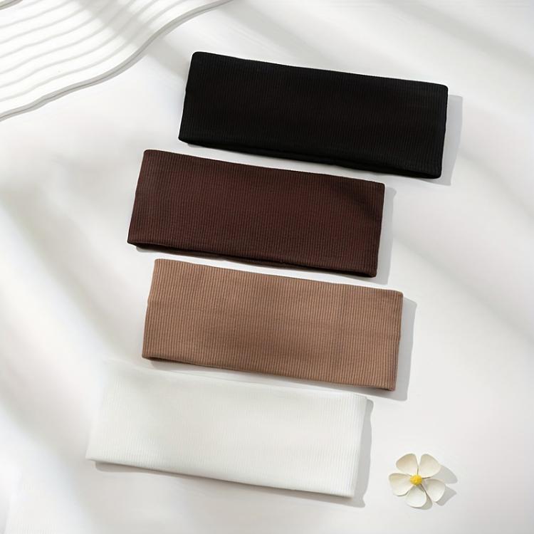 Fascia sportiva a righe in maglia 18,5x8 cm con bordo largo