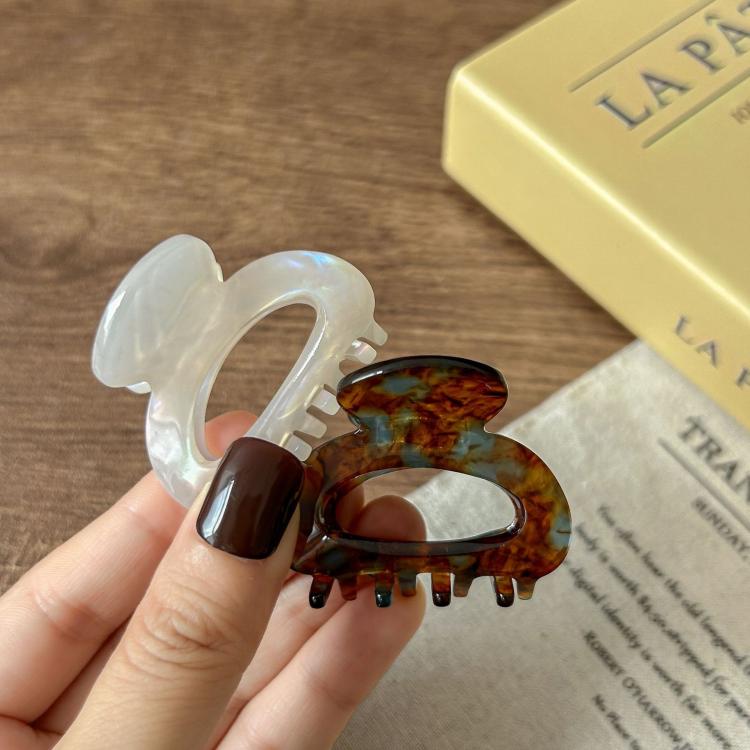 Mollette per capelli donna in acetato effetto tartaruga