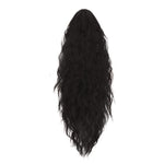 Parrucca lunga ondulata con coda di cavallo 60 cm