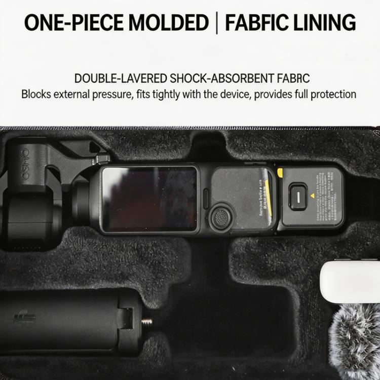 Custodia rigida per DJI Osmo Pocket 4 in pelle PU