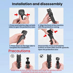 Custodia protettiva per DJI Osmo Pocket 4 con copriobiettivo