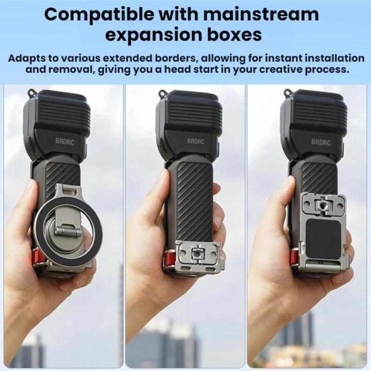 Custodia protettiva per DJI Osmo Pocket 4 con copriobiettivo