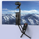 Supporto di montaggio in metallo magnetico BRDRC per treppiede DJI Osmo Pocket 4 / 3.