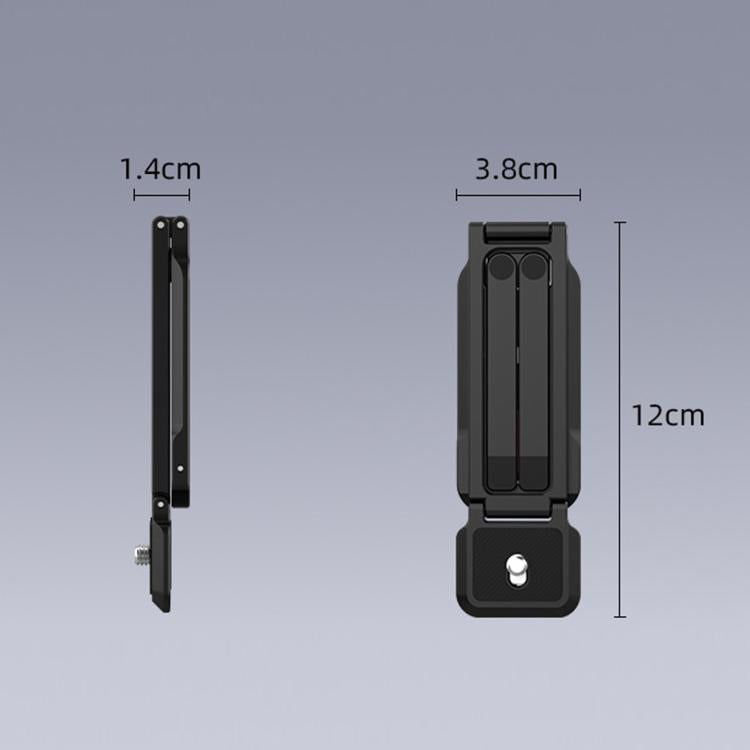 Supporto di montaggio in metallo magnetico BRDRC per treppiede DJI Osmo Pocket 4 / 3.