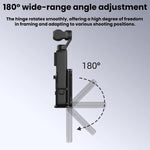 Supporto di montaggio in metallo magnetico BRDRC per treppiede DJI Osmo Pocket 4 / 3.