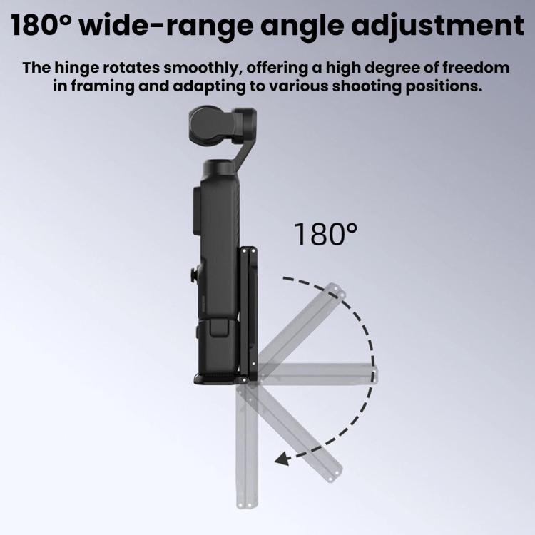 Supporto di montaggio in metallo magnetico BRDRC per treppiede DJI Osmo Pocket 4 / 3.